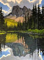 Reflection, Emerald Lake BC by Stephen Dozois