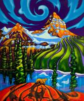 Assiniboine Mountain Bear by K. Neil Swanson