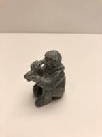 Hunter with Telescope by Unknown Inuit Artist