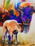 Bison by Son by Leslie Franklin