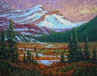 Mount Richardson from Skoki Valley by Ken Gillespie