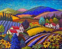 Colours of the Vineyards by Anita Skinner