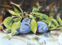 Okanagan Prune Plums by Wendy Hart Penner