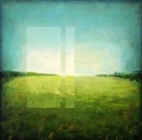 Prairie Landscape in Green by Lawren Rich