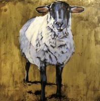 Gold Sheep I by Lawren Rich