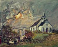The Apple Tree, Dogberry Tree and the Church, New Chelsea by Jean Claude Roy