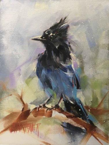 Steller's Jay by Wendy%20Hart%20Penner