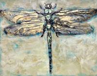 Green Dragonfly by Kathy Bradshaw