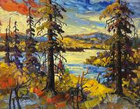 Autumn, Douglas Lake Ranch by Rod Charlesworth