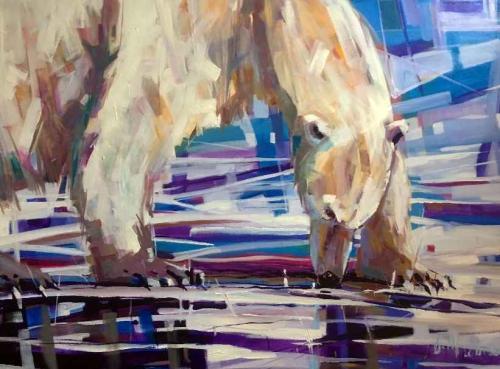 Catching a Rainbow (Polar Bear) by Anita McComas