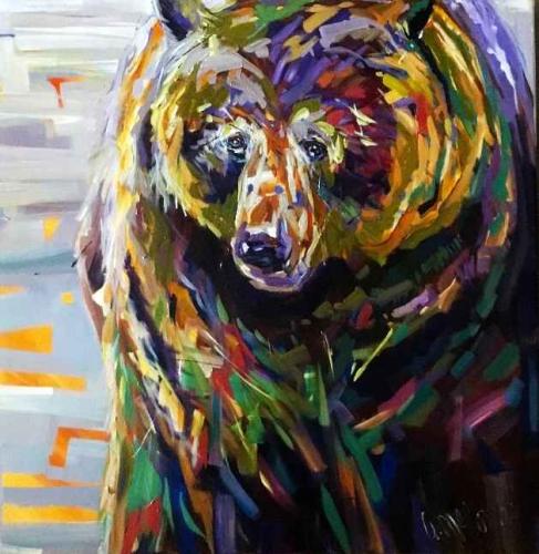 Feeling Moody (Grizzly Bear) by Anita McComas