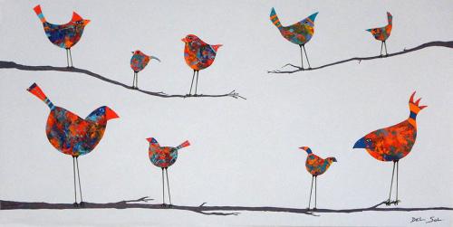 Funky Birds LXXIV: The Conference of the Birds by Cristina%20Del%20Sol