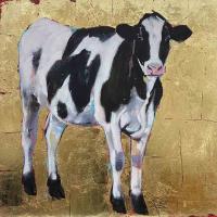 Calf with Gold Leaf by Larry Rich