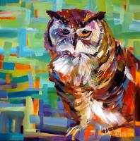 Keeping Watch (Owl) by Anita McComas