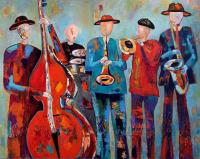 Jazz Quintet by Patt Scrivener