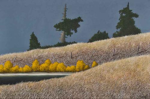 Autumn in the Grasslands - IV by Ken Kirkby