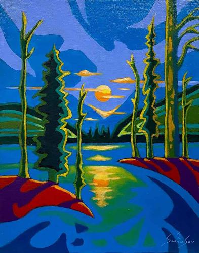 A Northern Lake by K. Neil Swanson
