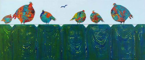 Funky Birds VI: Chuby's by Cristina Del Sol