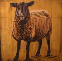 Gold Sheep III by Lawren Rich